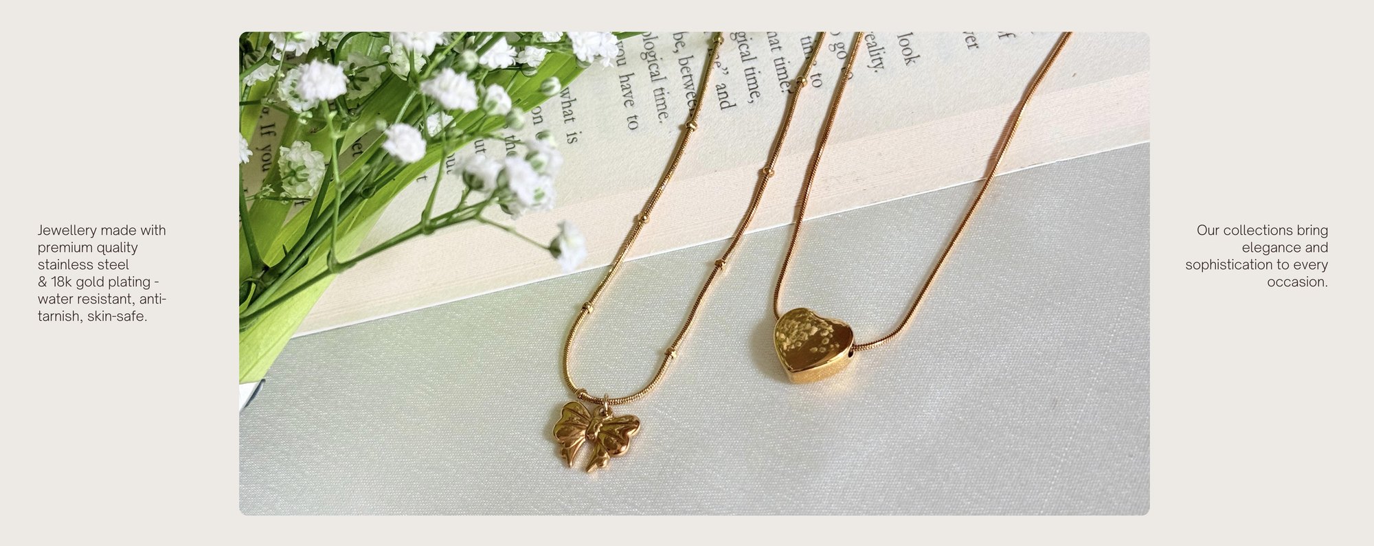 House of Ranishè — Everyday Luxury, Timeless Beauty. Premium anti-tarnish 18K gold-plated jewellery